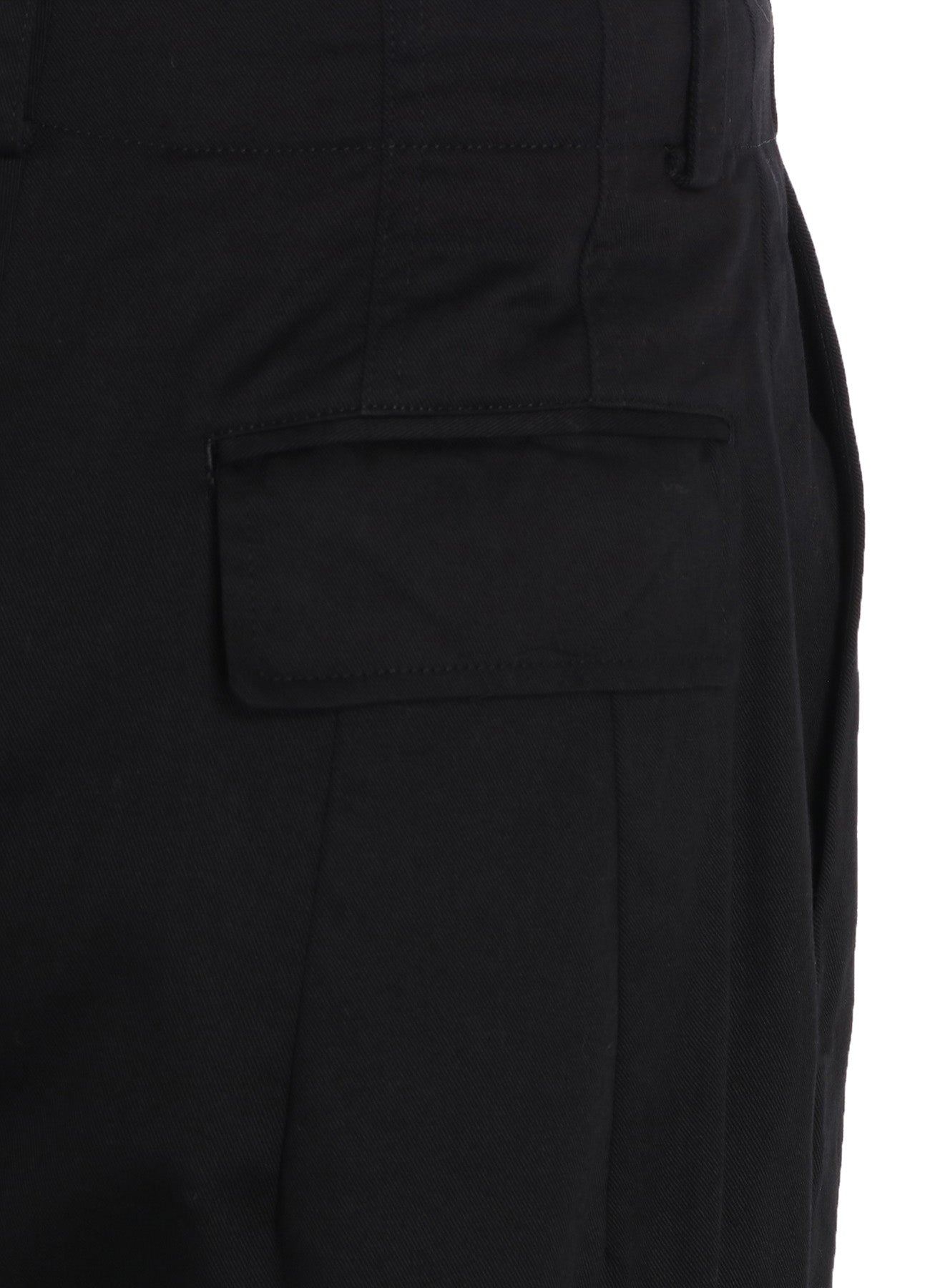 Y's BORN PRODUCT] COTTON TWILL RANDOM TUCK PANTS – THE SHOP