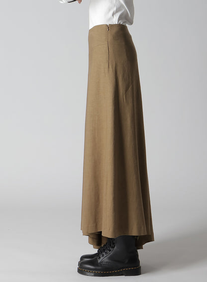 【12/13 12:00(JST) Release】RY/LI CANVAS ASYMMETERIC FLARE SKIRT