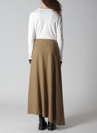 【12/13 12:00(JST) Release】RY/LI CANVAS ASYMMETERIC FLARE SKIRT