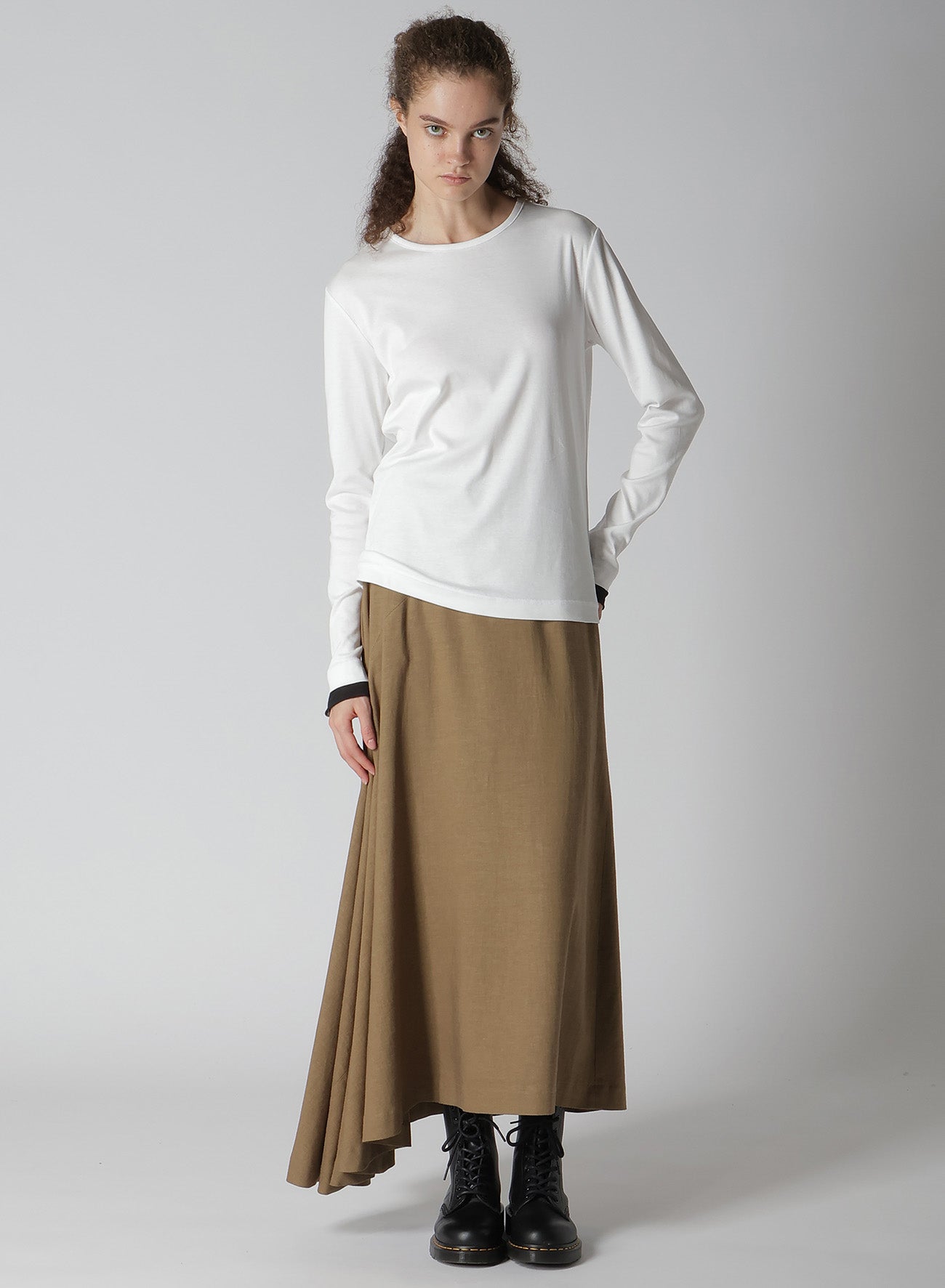 【12/13 12:00(JST) Release】RY/LI CANVAS ASYMMETERIC FLARE SKIRT