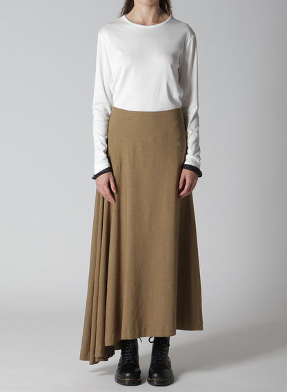 【12/13 12:00(JST) Release】RY/LI CANVAS ASYMMETERIC FLARE SKIRT