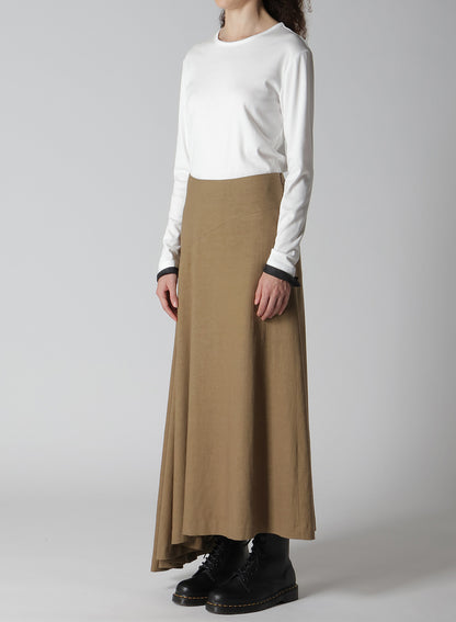 【12/13 12:00(JST) Release】RY/LI CANVAS ASYMMETERIC FLARE SKIRT