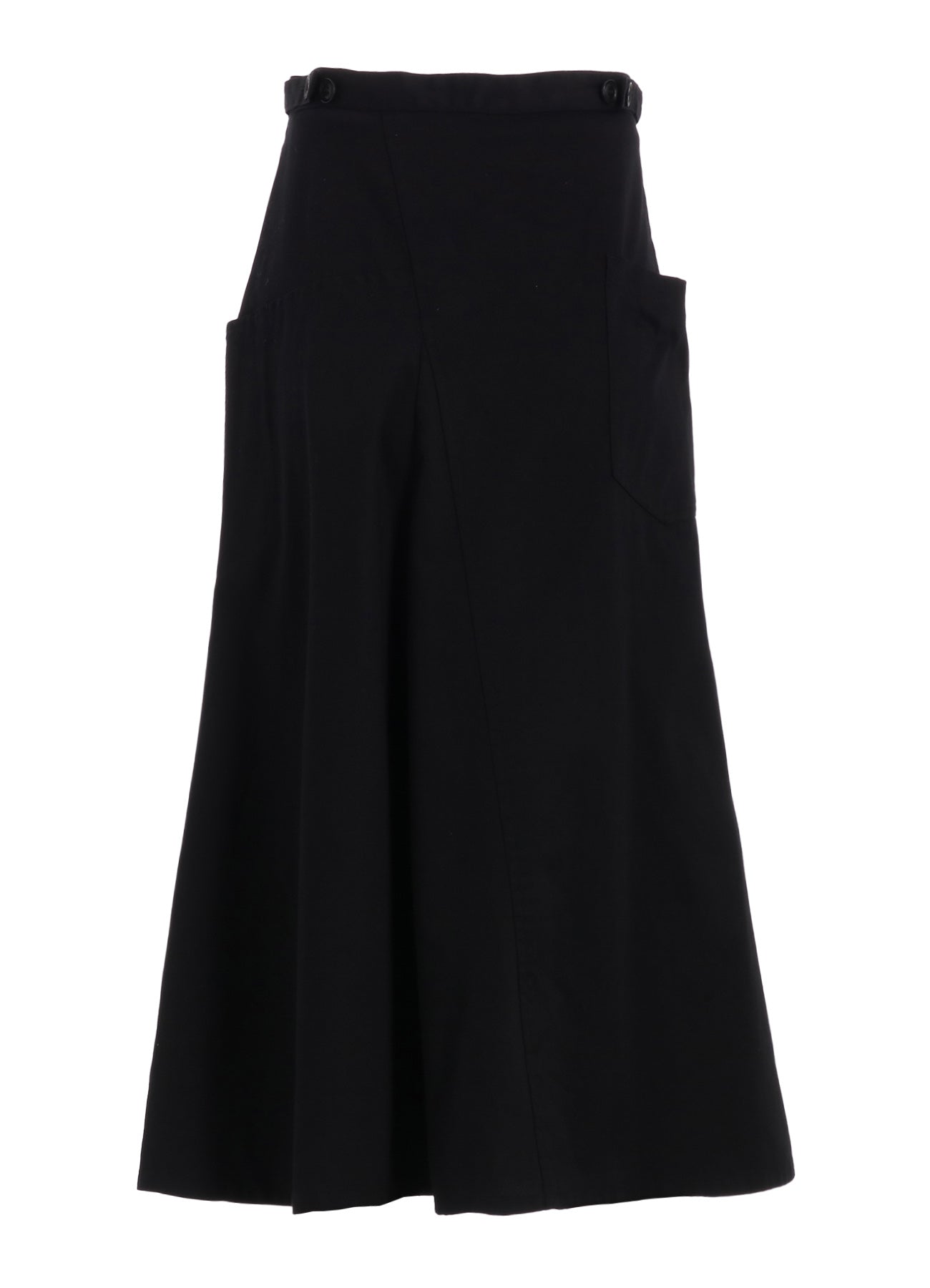 Y's BORN PRODUCT] COTTON TWILL SKIRT WITH GUSSET – THE SHOP YOHJI