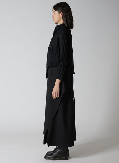 【12/13 12:00(JST) Release】CHECK CUT JACQUARD CROPPED ASYMMETRIC JACKET