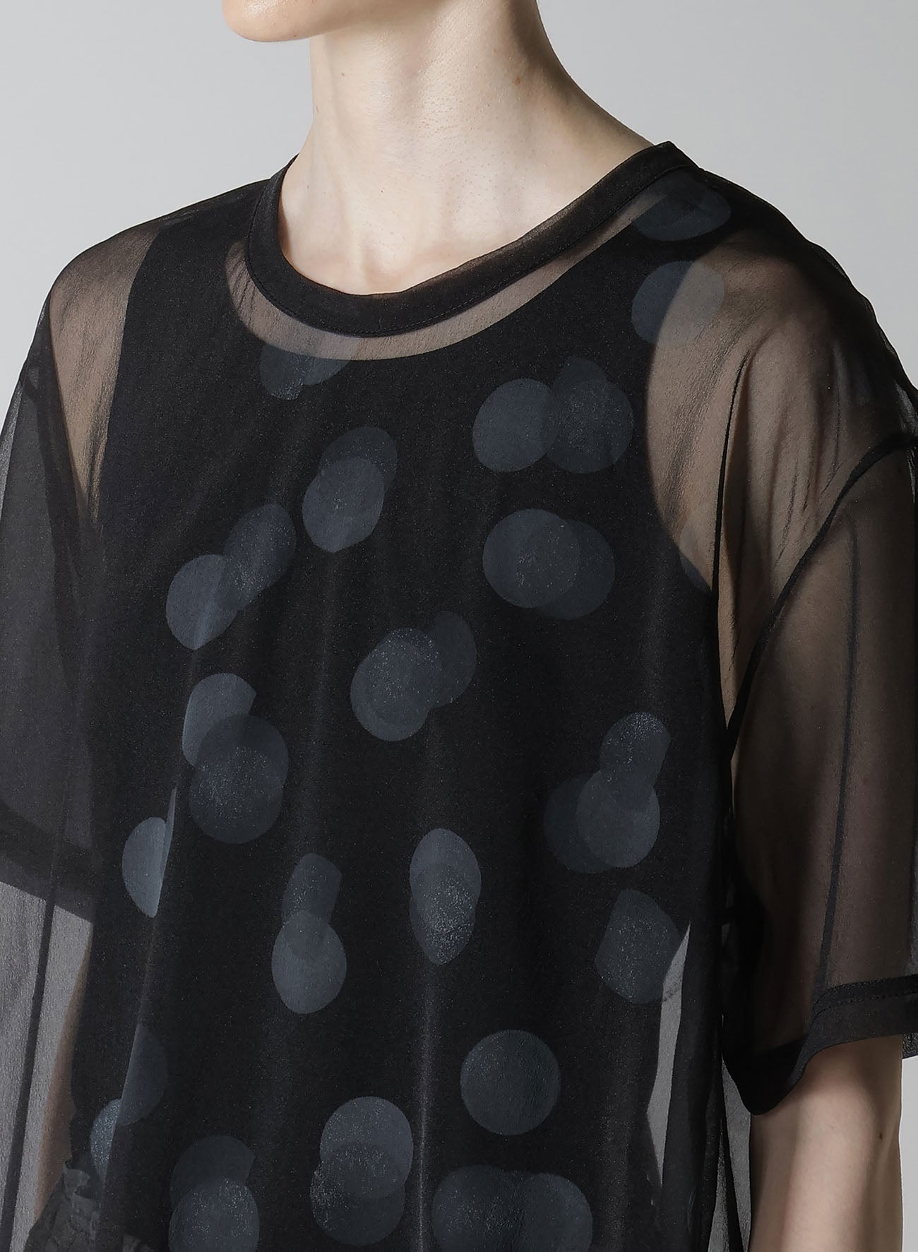 【12/13 12:00(JST) Release】GAUZE JERSEY DOT PRINT HALF SLEEVE T