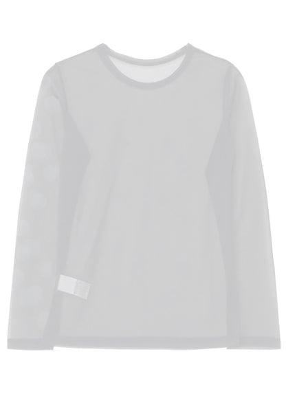 【12/13 12:00(JST) Release】GAUZE JERSEY DOT PRINT ROUND NECK LONG SLEEVE T