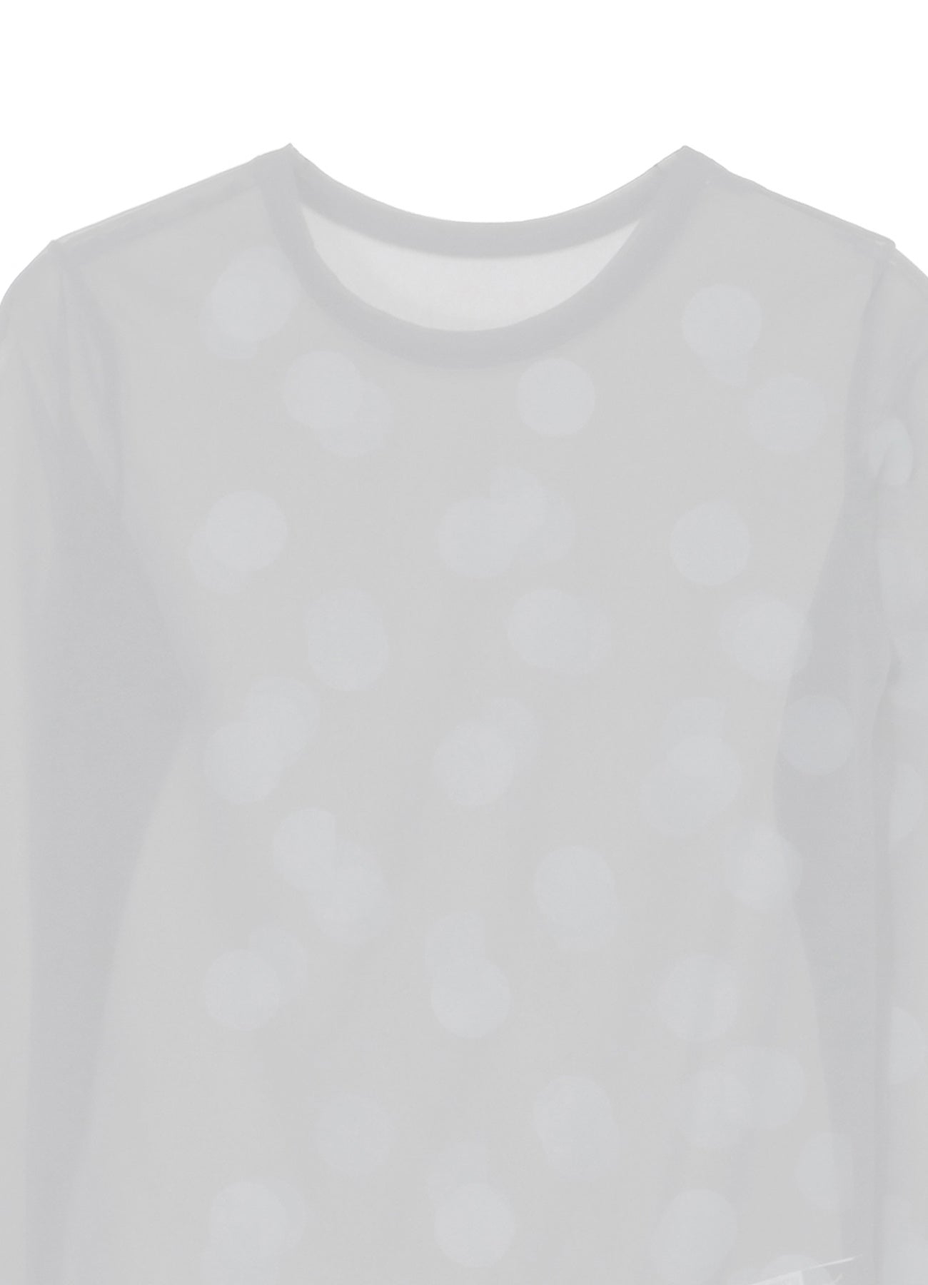 【12/13 12:00(JST) Release】GAUZE JERSEY DOT PRINT ROUND NECK LONG SLEEVE T