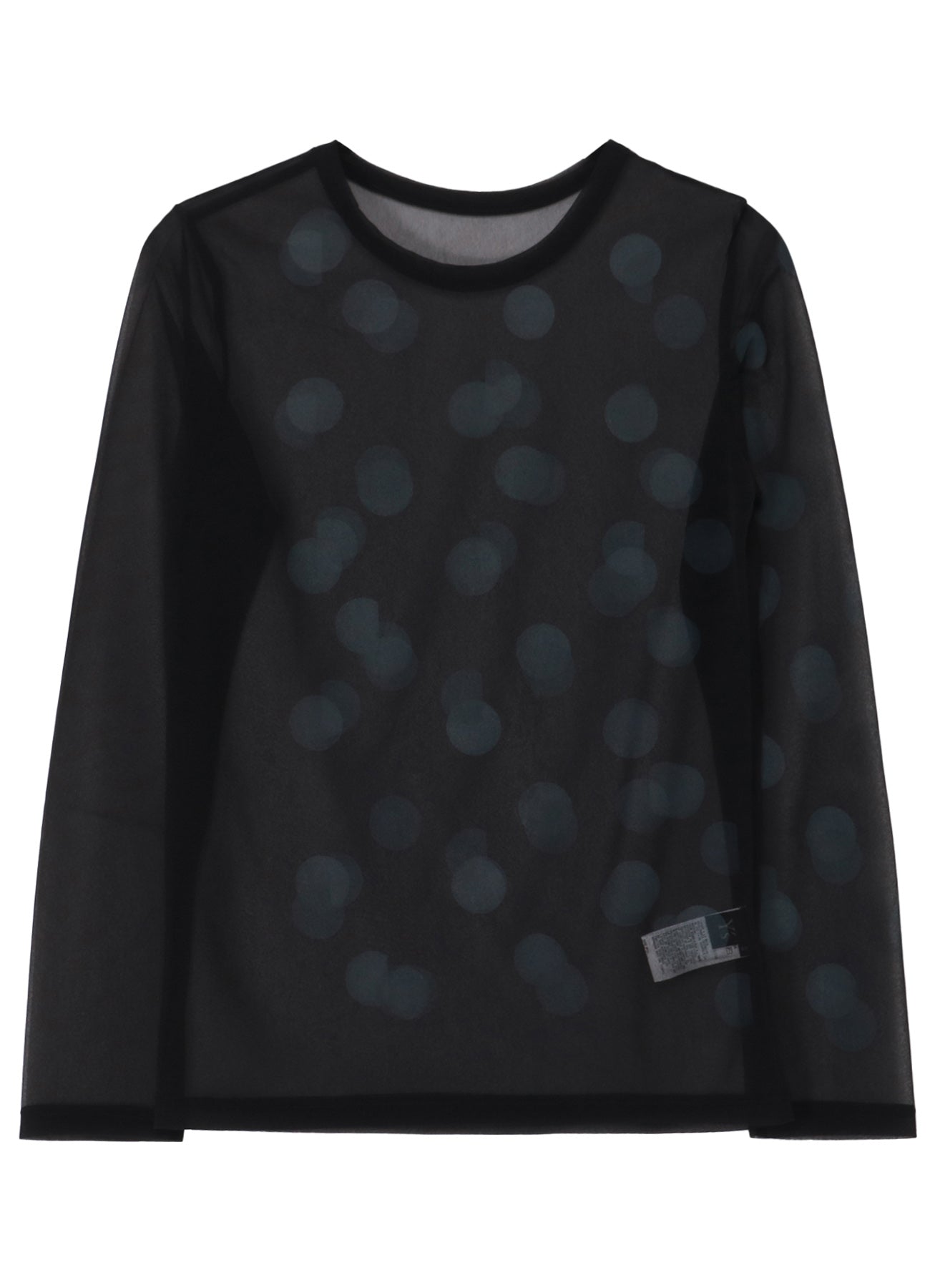 【12/13 12:00(JST) Release】GAUZE JERSEY DOT PRINT ROUND NECK LONG SLEEVE T