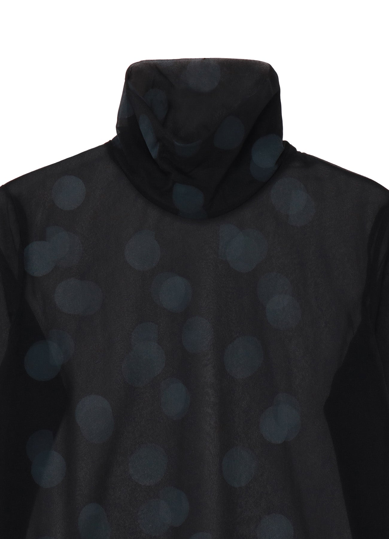 【12/13 12:00(JST) Release】GAUZE JERSEY DOT PRINT HIGH NECK LONG SLEEVE T