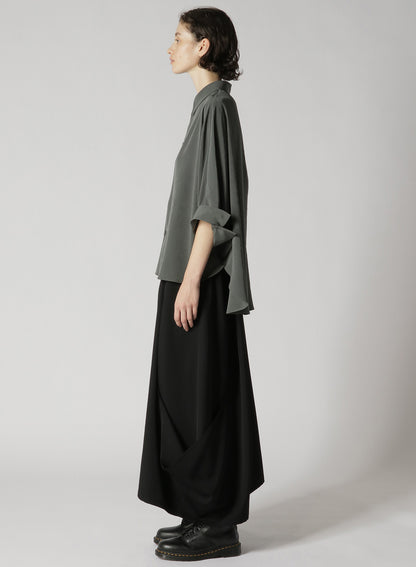 SHORT SLEEVE CAPE-SHIRT