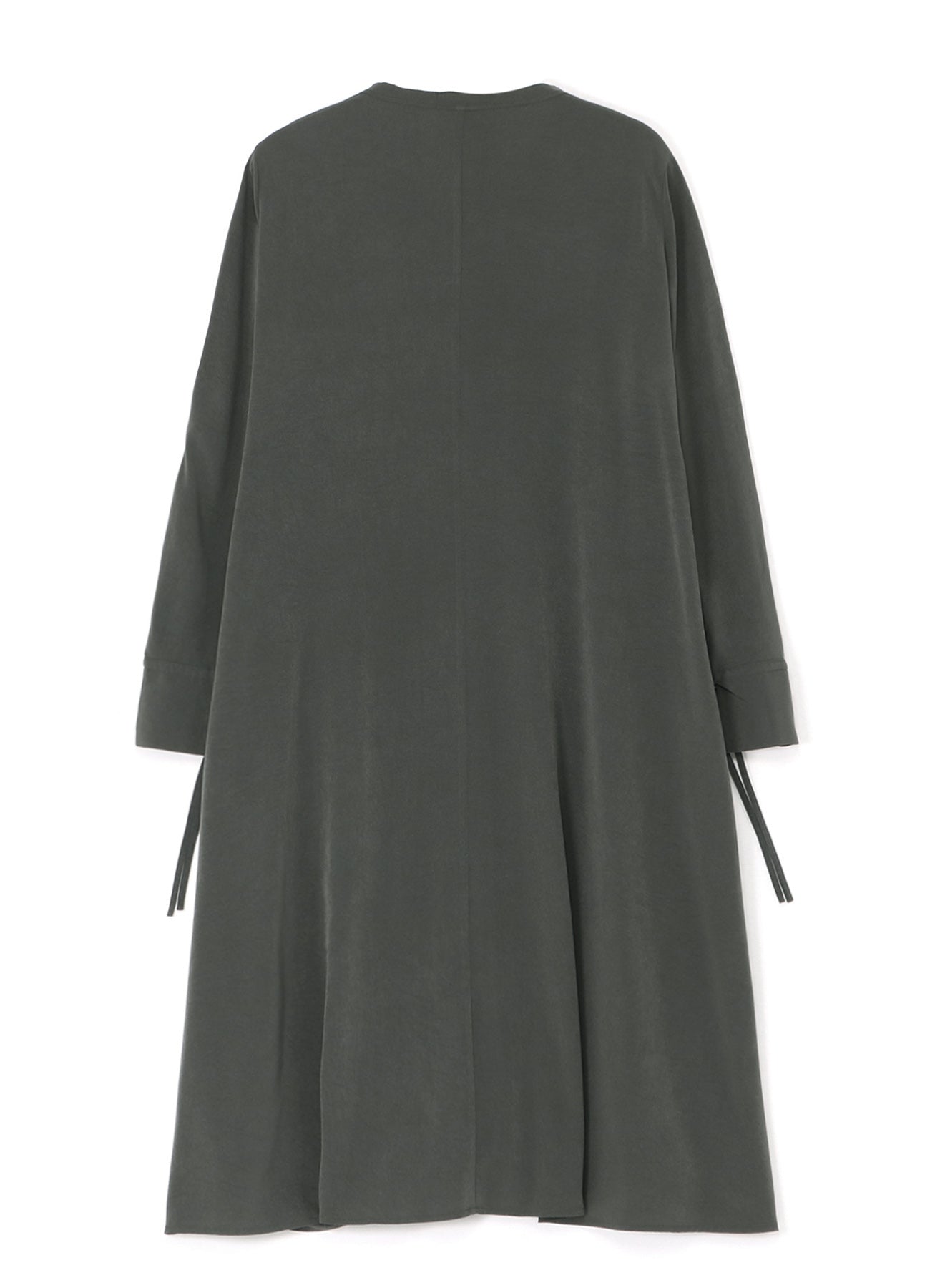 COLLARLESS A-LINE DRESS