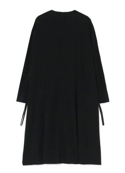 COLLARLESS A-LINE DRESS