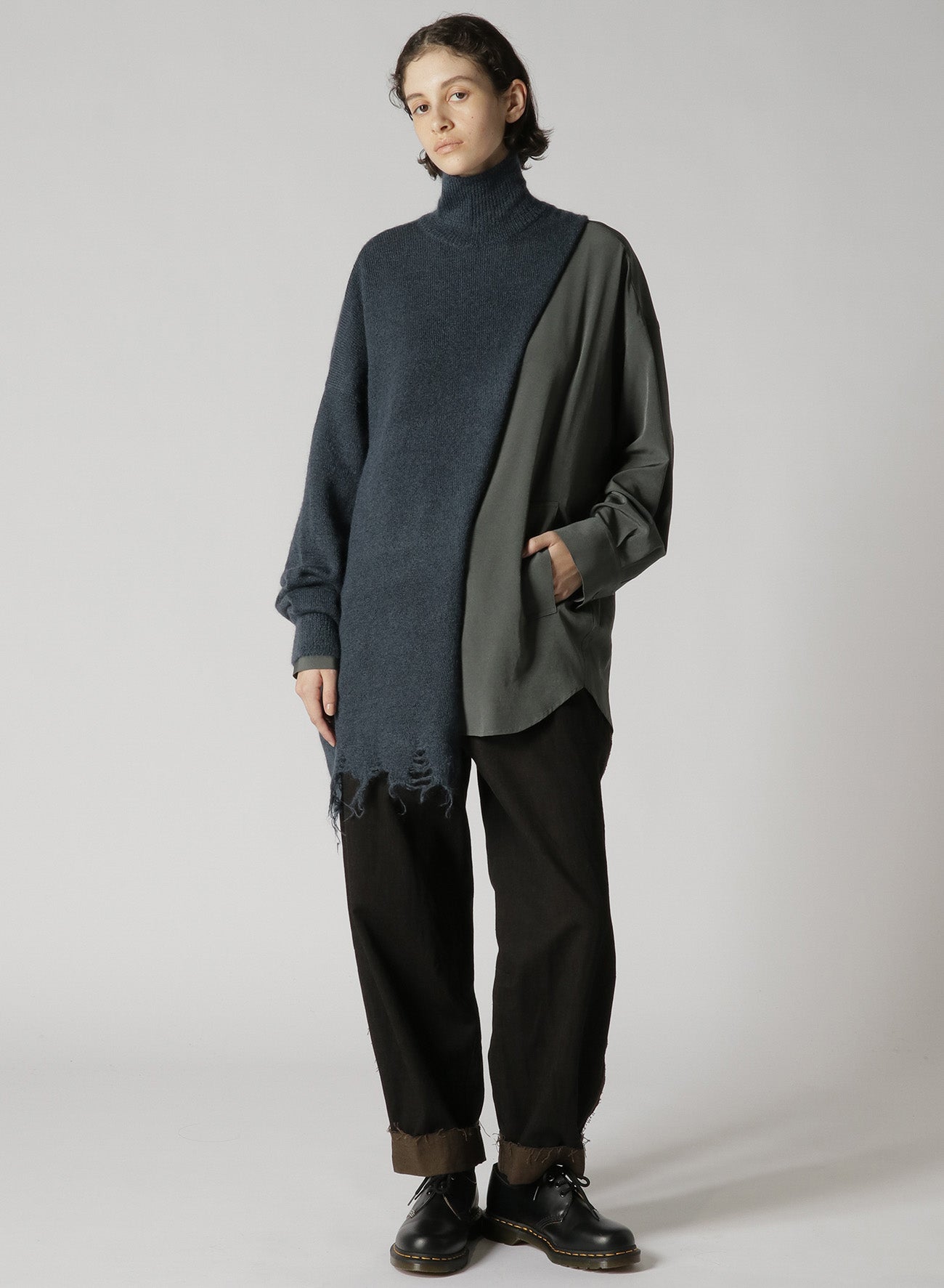 MOHAIR BLEND TURTLENECK