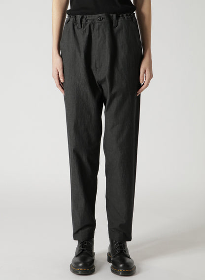 ORGANIC COTTON/LINEN SLIM FIT PANTS