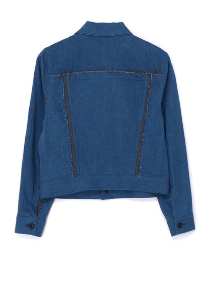 10oz DENIM PANELLED JACKET