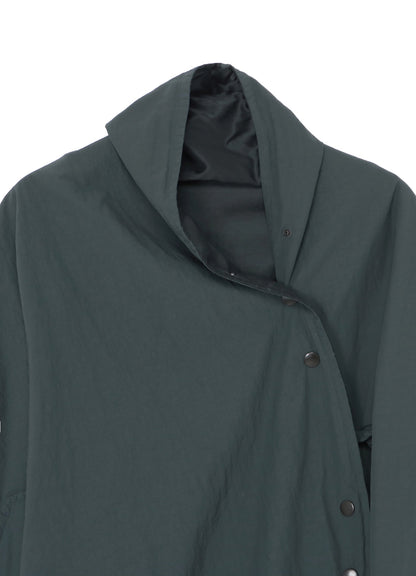 ASYMMETRIC NYLON CAPE