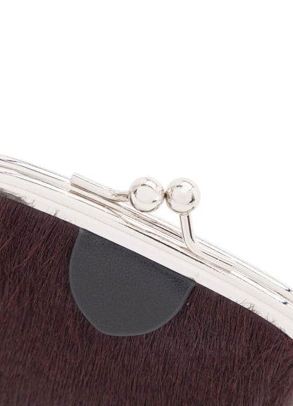 COW LEATHER METAL CLASP KEY CHARM