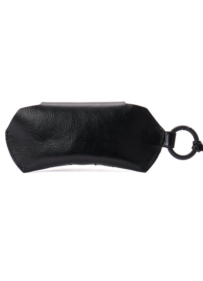 SEMI GLOSS LEATHER EYE-GLASS CASE