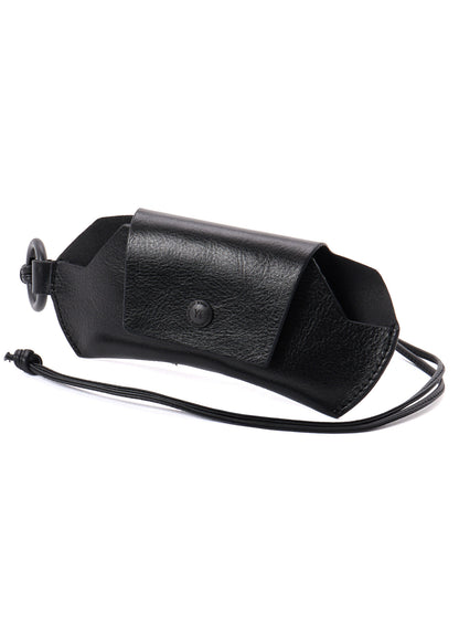SEMI GLOSS LEATHER EYE-GLASS CASE