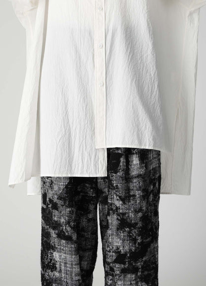 80/- COTTON UNBALANCED BIG BLOUSE
