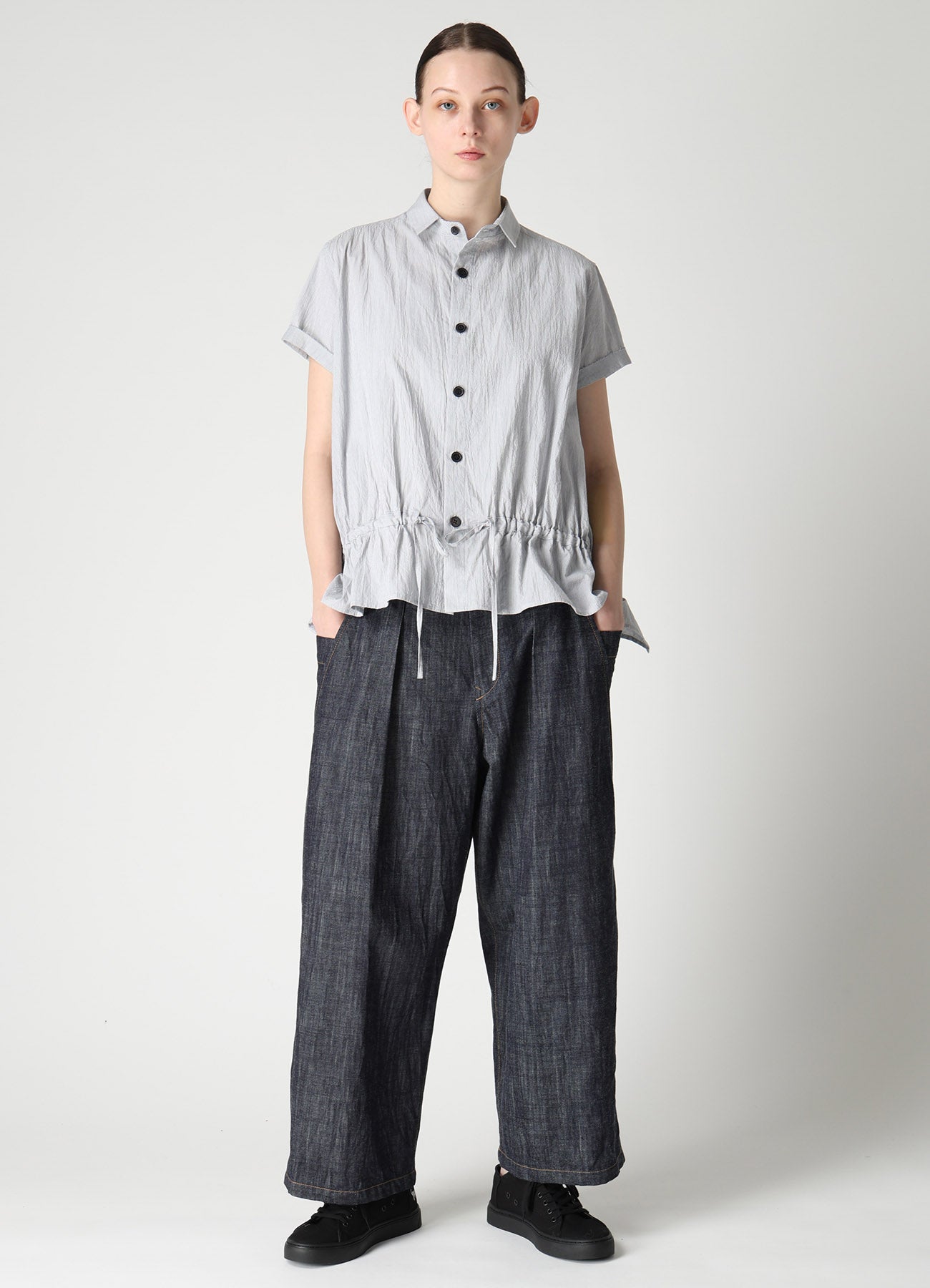 80/- COTTON GATHER BLOUSE