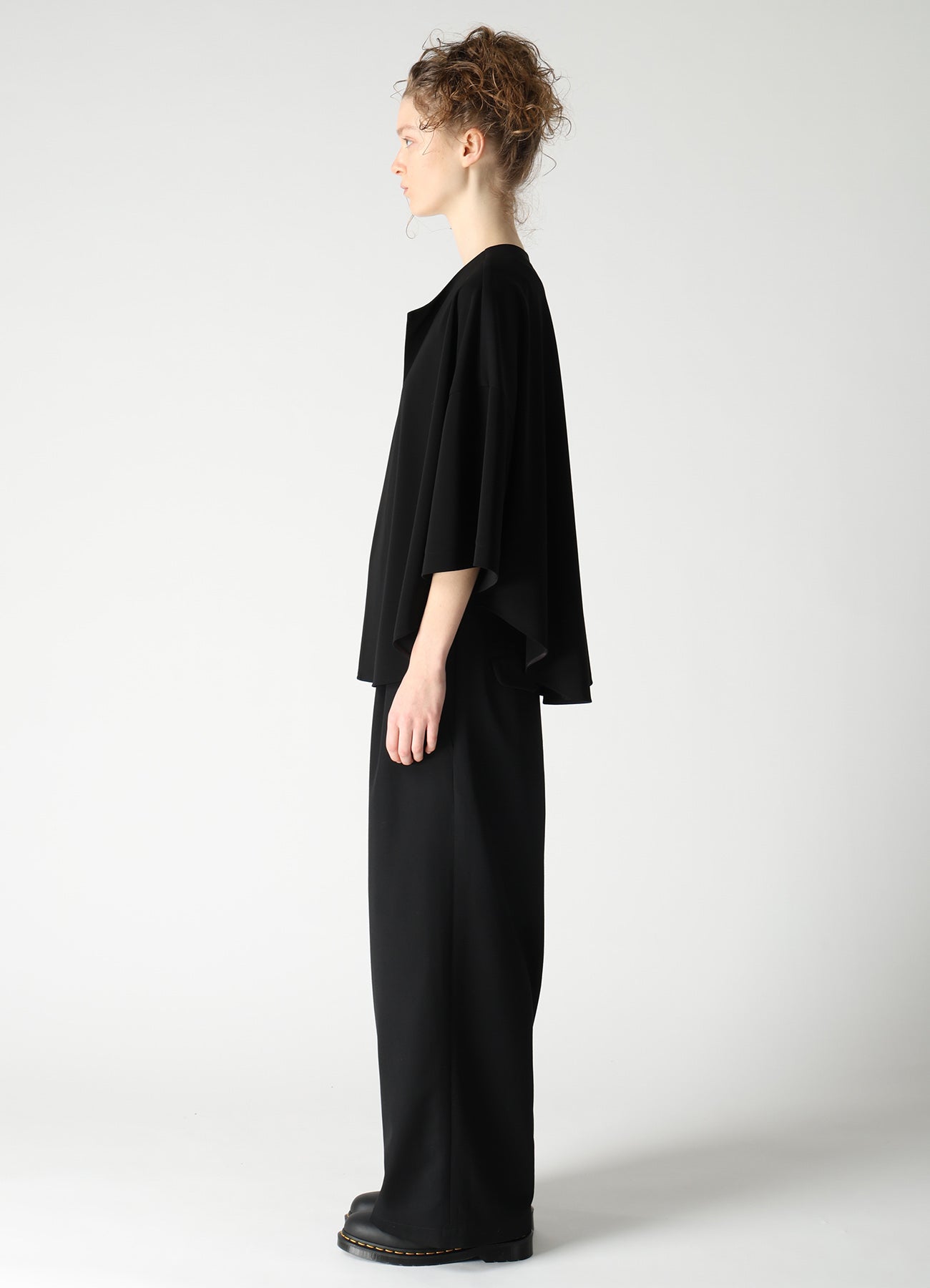 TA/PE STRETCH JERSEY FRONT HOOK BLOUSE