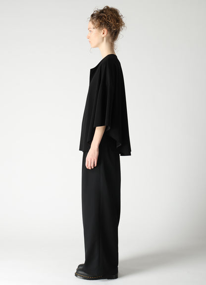 TA/PE STRETCH JERSEY FRONT HOOK BLOUSE