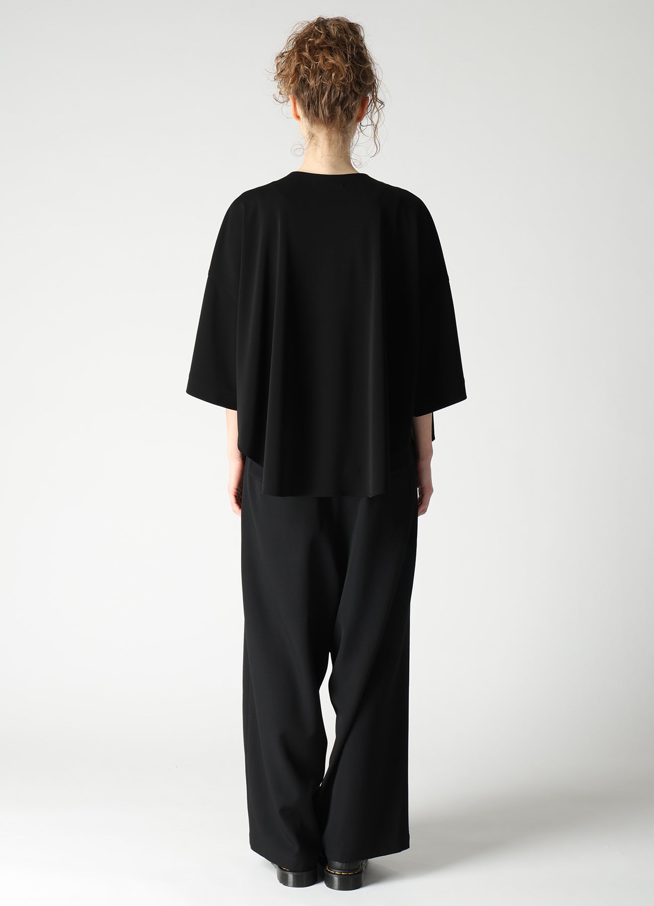 TA/PE STRETCH JERSEY FRONT HOOK BLOUSE