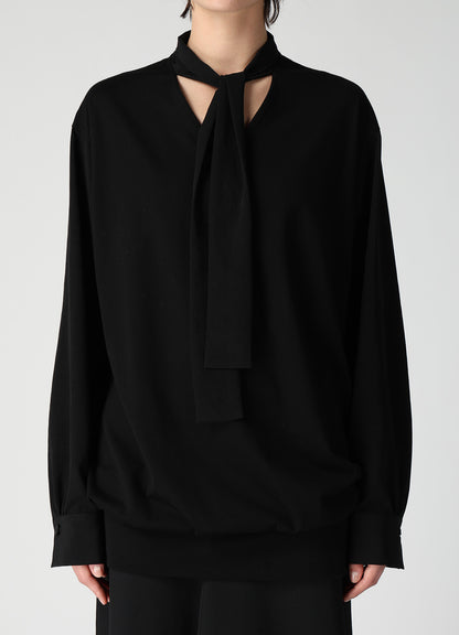 TA/PE CREPE DE CHINE COMBINATION BLOUSE