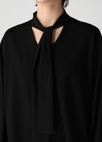 TA/PE CREPE DE CHINE COMBINATION BLOUSE