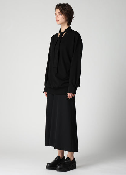 TA/PE CREPE DE CHINE COMBINATION BLOUSE