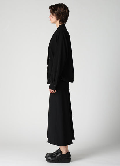 TA/PE CREPE DE CHINE COMBINATION BLOUSE
