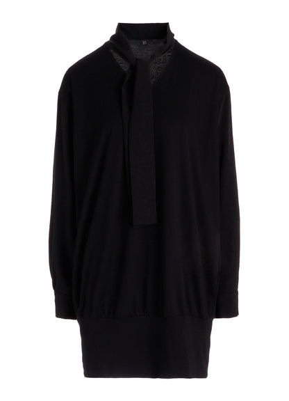 TA/PE CREPE DE CHINE COMBINATION BLOUSE