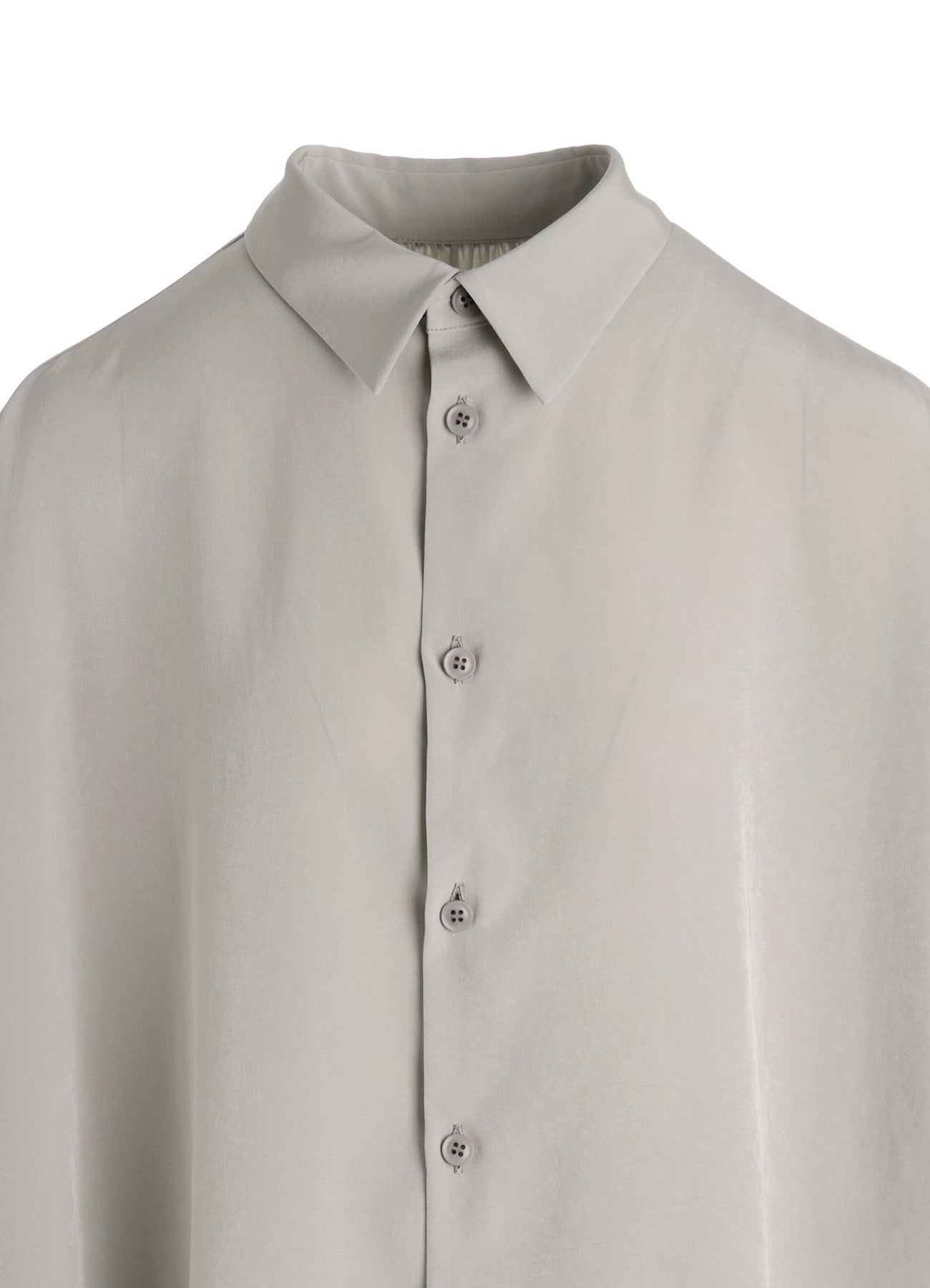 TA/PE CREPE DE CHINE HALF SLEEVE CAPE SHIRT