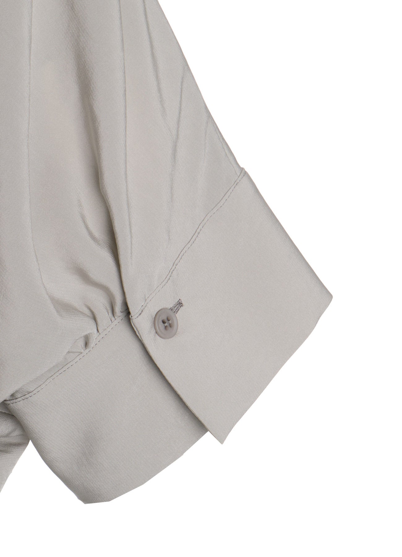 TA/PE CREPE DE CHINE HALF SLEEVE CAPE SHIRT