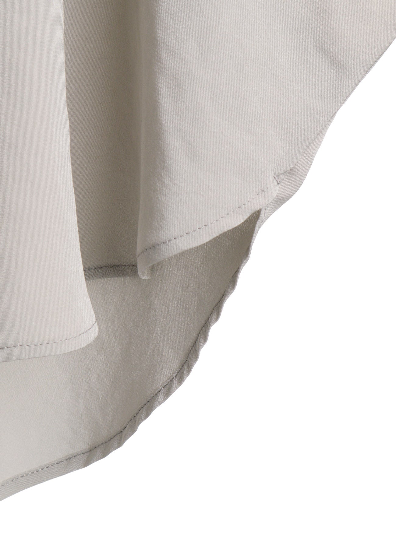 TA/PE CREPE DE CHINE HALF SLEEVE CAPE SHIRT
