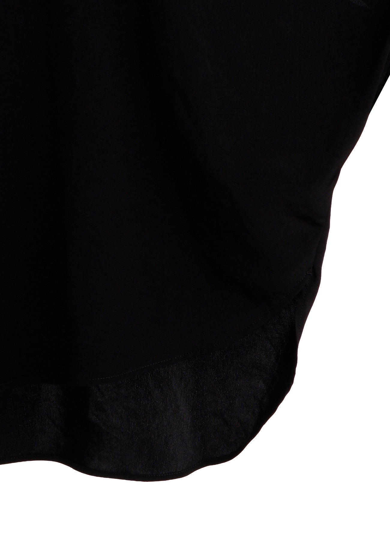 TA/PE CREPE DE CHINE HALF SLEEVE CAPE SHIRT