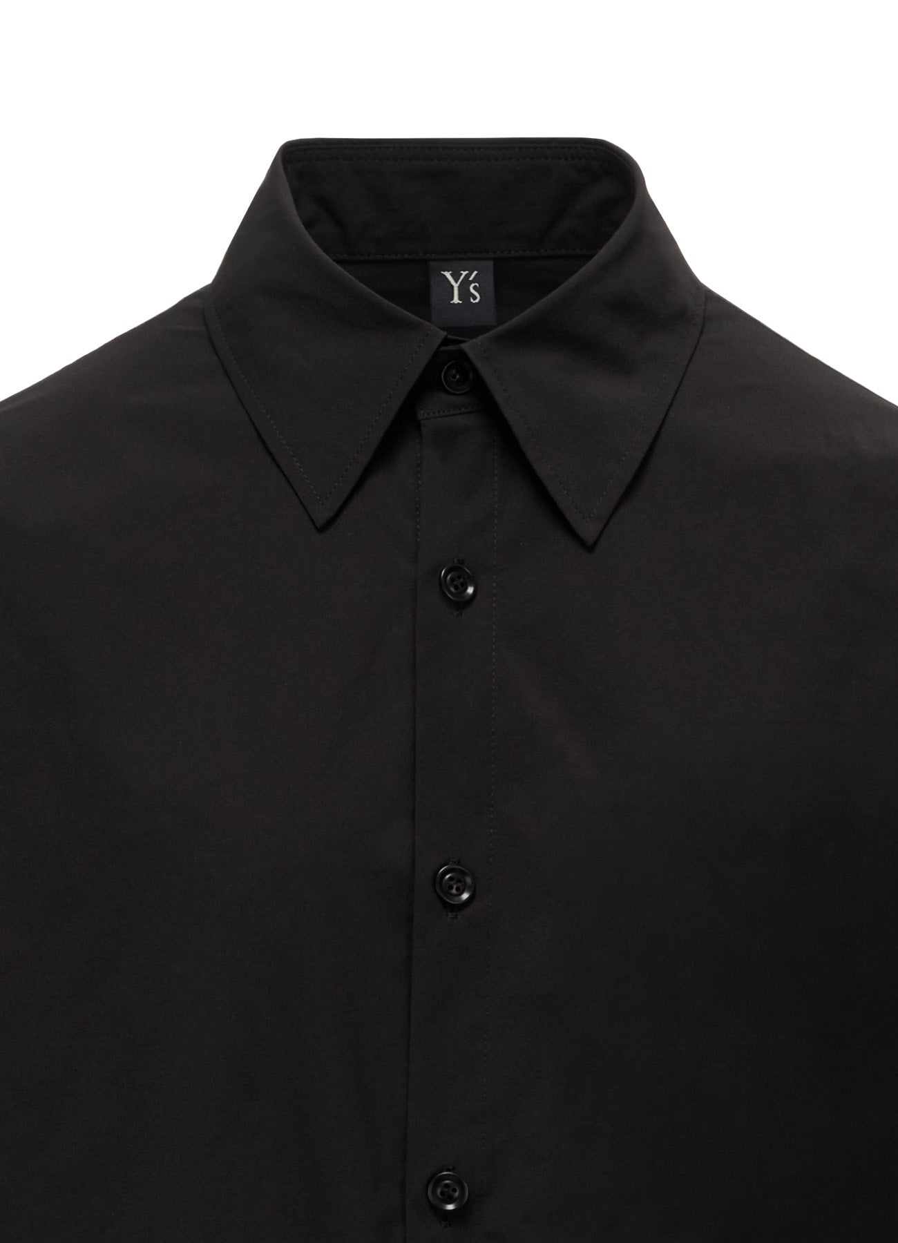 POLYESTER TYPEWRITER CIRCLE GATHER BLOUSE