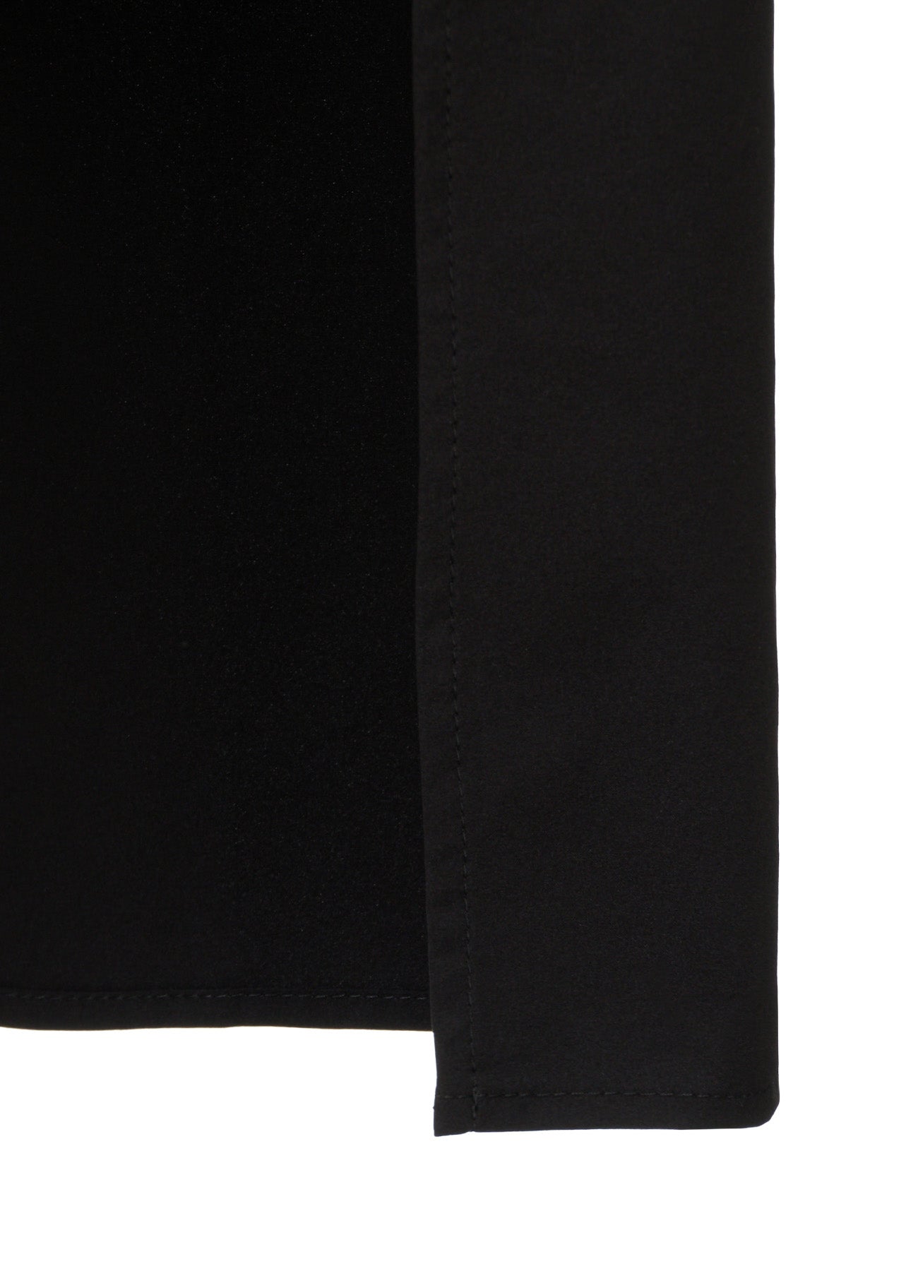 POLYESTER TYPEWRITER CIRCLE GATHER BLOUSE