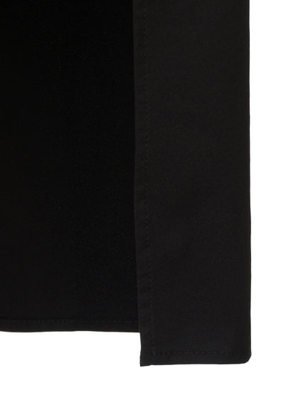 POLYESTER TYPEWRITER CIRCLE GATHER BLOUSE