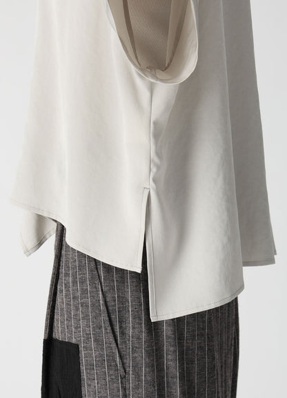 TA/PE CREPE DE CHINE HALF SLEEVE BOX SHIRT