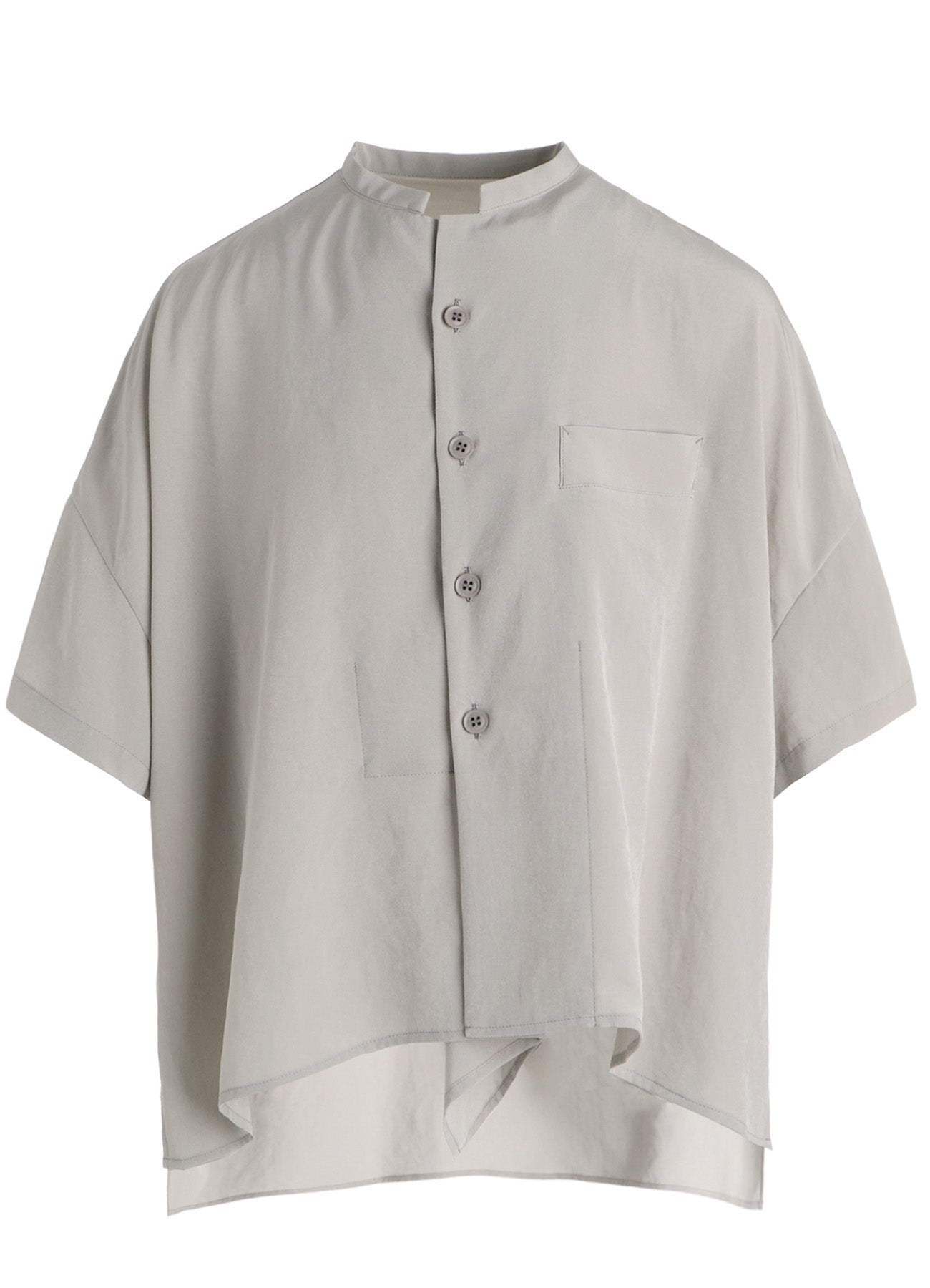 TA/PE CREPE DE CHINE HALF SLEEVE BOX SHIRT