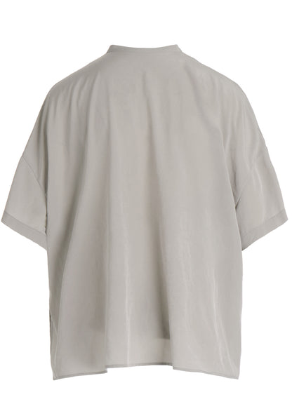 TA/PE CREPE DE CHINE HALF SLEEVE BOX SHIRT