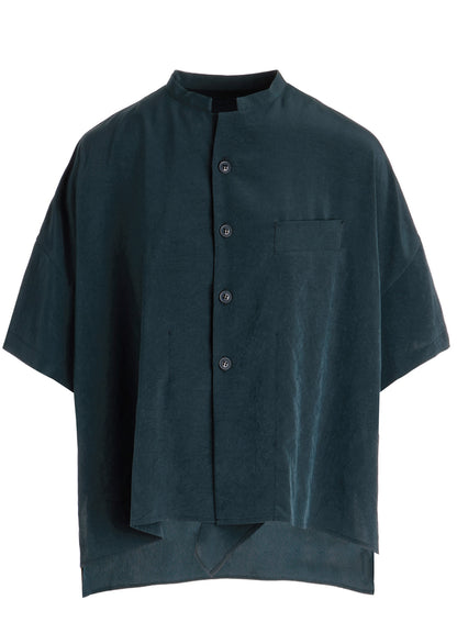 TA/PE CREPE DE CHINE HALF SLEEVE BOX SHIRT