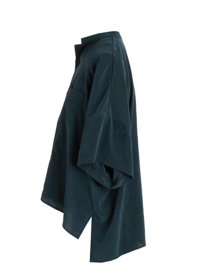 TA/PE CREPE DE CHINE HALF SLEEVE BOX SHIRT