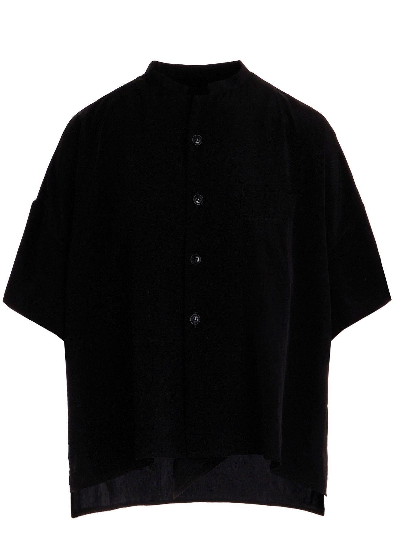 TA/PE CREPE DE CHINE HALF SLEEVE BOX SHIRT