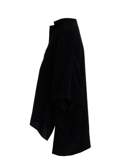 TA/PE CREPE DE CHINE HALF SLEEVE BOX SHIRT