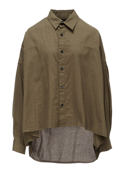 [Y's BORN PRODUCT] DOUBLE FRONT BIG BLOUSE