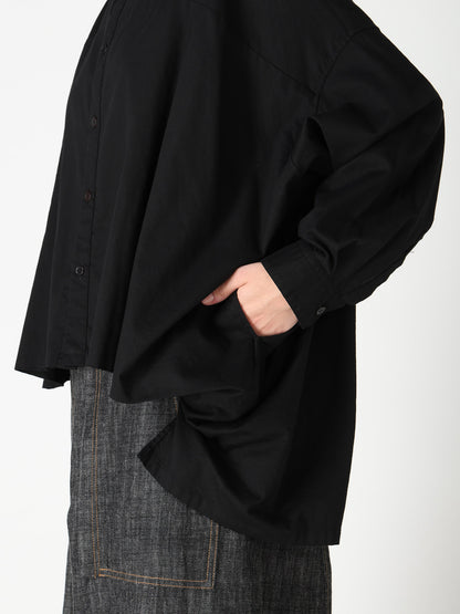 [Y's BORN PRODUCT] DOUBLE FRONT BIG BLOUSE
