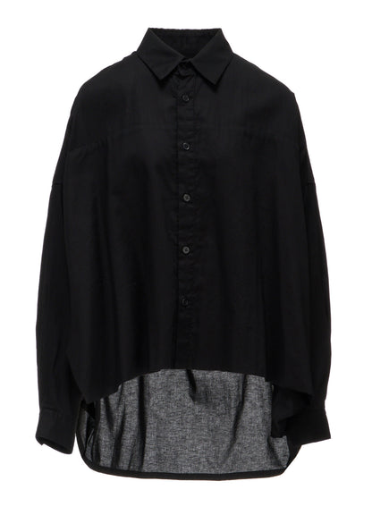 [Y's BORN PRODUCT] DOUBLE FRONT BIG BLOUSE